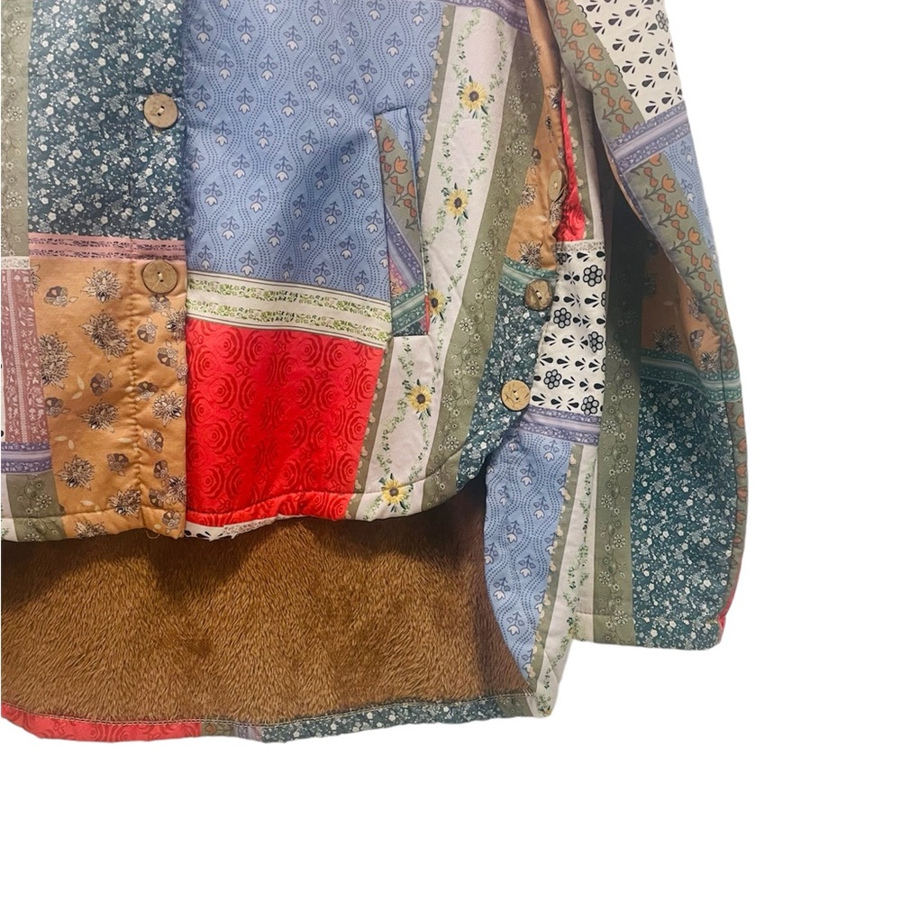 Multi-Print Button Up Jacket - image 3